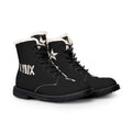 Unisex Fur and Leather Boots