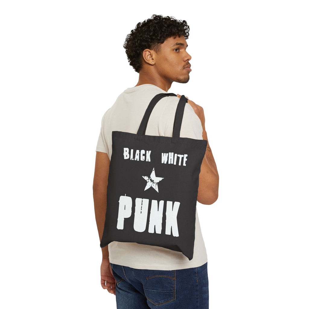 SLOAN LYRIX | BLACK & WHITE PUNK Tote Bag