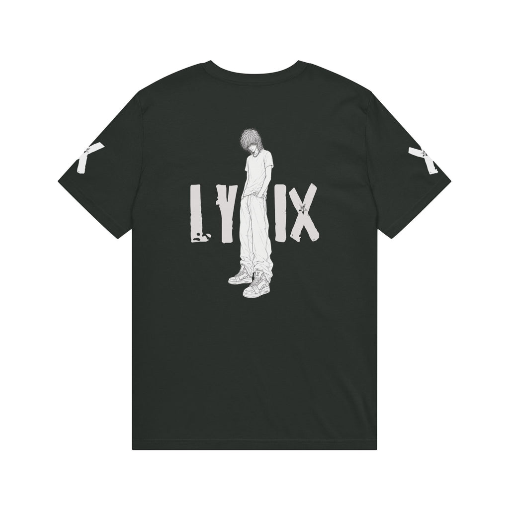 SLOAN LYRIX Graphic T-Shirt — Streetwear Anime-Inspired Back Print