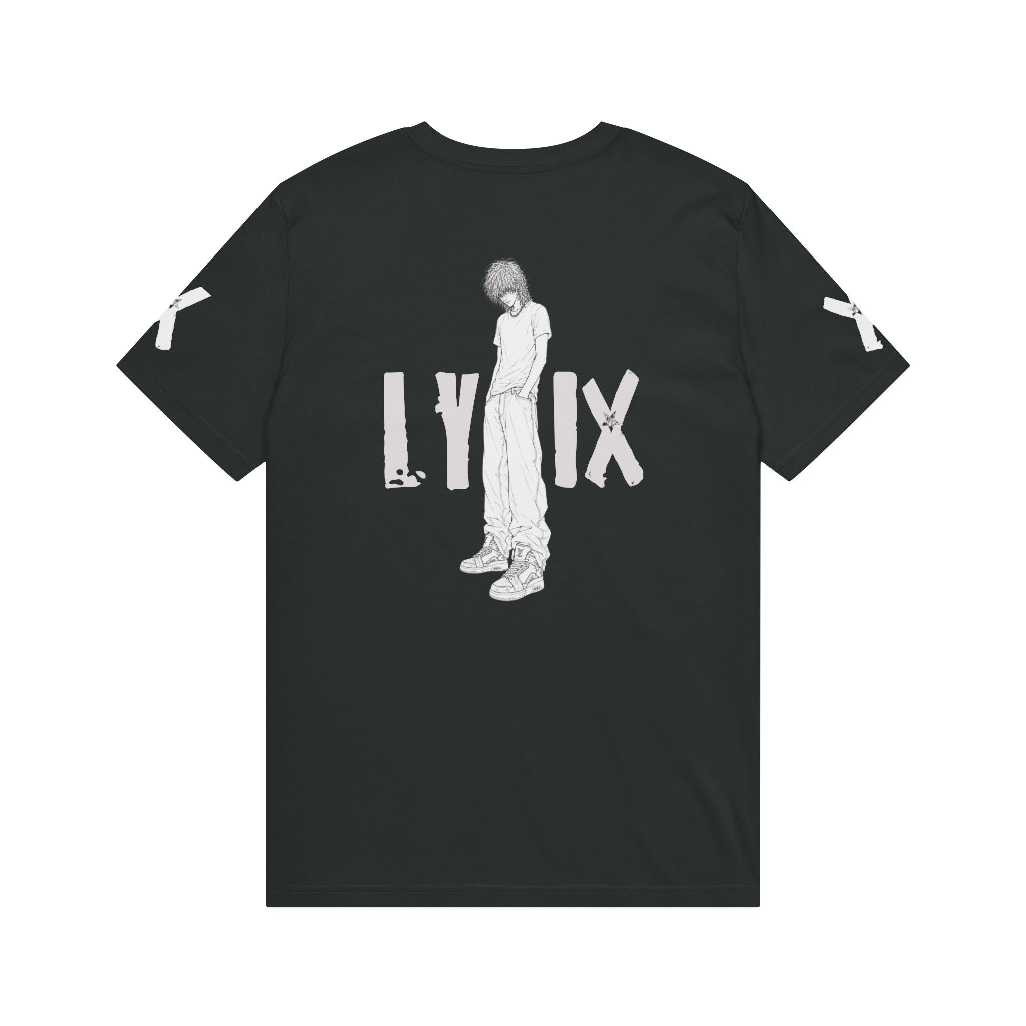 SLOAN LYRIX Graphic T-Shirt — Streetwear Anime-Inspired Back Print